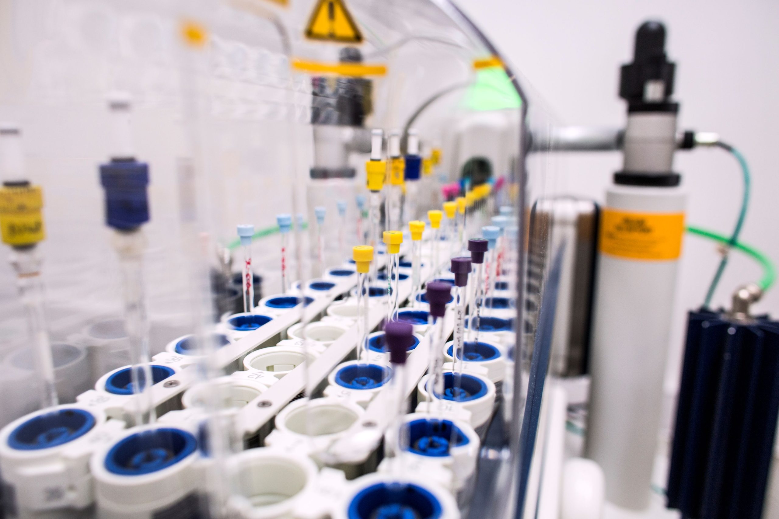 NMR samples in the lab